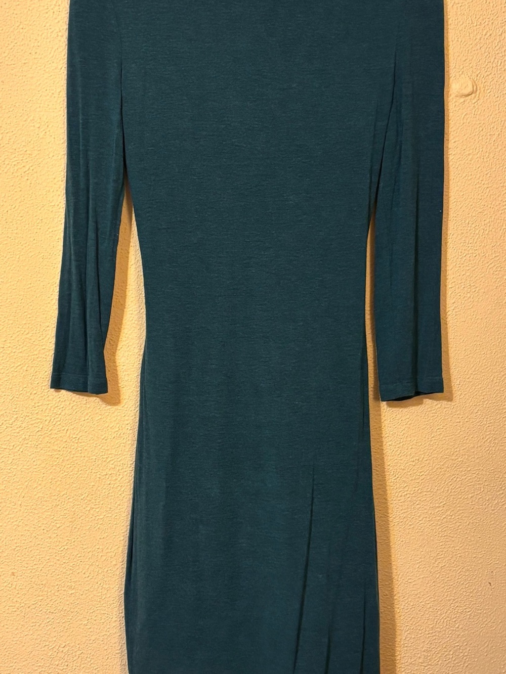9 Double 0 Two 1 by Naked Zebra Teal Crisscross Back Dress – Large